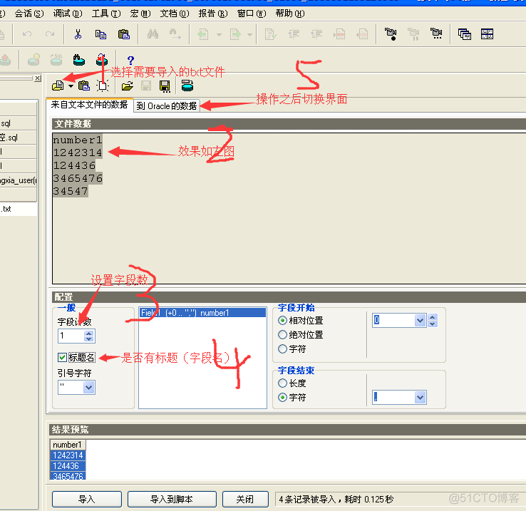 pl/sql txt格式的文件导入Oracle_Oracle_02