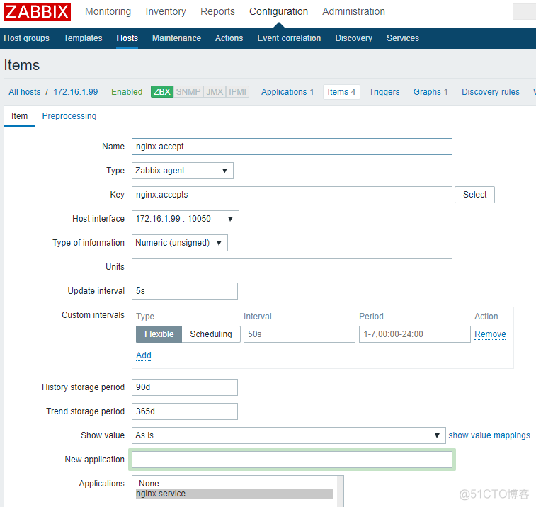 Zabbix(六)：项目实战之--自动发现nginx调度器及后端web服务集群、自定义参数监控_zabbix 自动发现 nginx _06