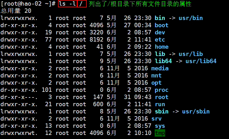 2.1—2.2 系统目录结构（上下）；2.3 ls命令；2.4 文件类型；2.5 alias命令_基本命令_13