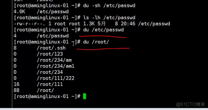 三周第四次课 4.1 df命令 4.2 du命令 4.3/4.4 磁盘分区_df_08