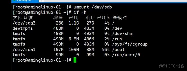 4.5/4.6 磁盘格式化 4.7/4.8 磁盘挂载 4.9 手动增加swap空间_磁盘分区_26