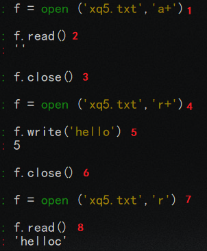 Python文件操作IO open 读-取-写_读取写_25