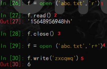 Python文件操作IO open 读-取-写_读取写_26