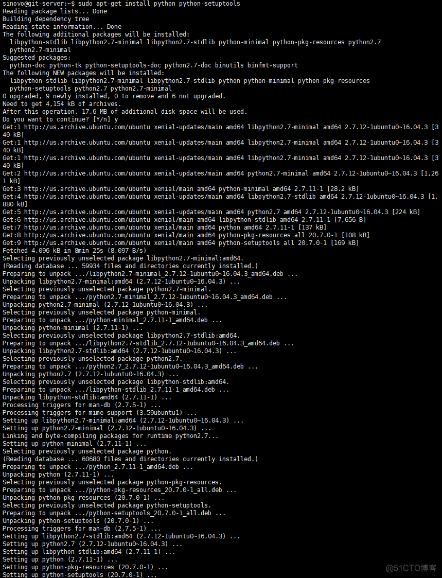 ubuntu 16.04 下搭建git服务器（gitosis+git-daemon+gitweb）_gitosis _05