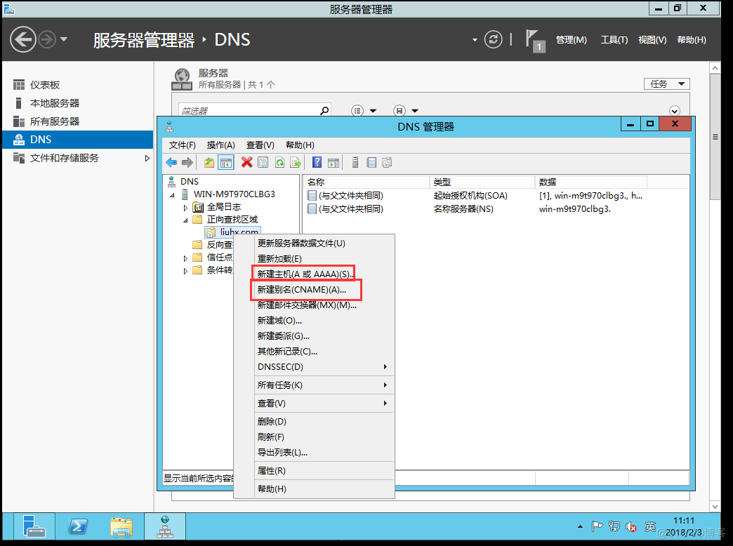 dns  主从 windows_dns_15