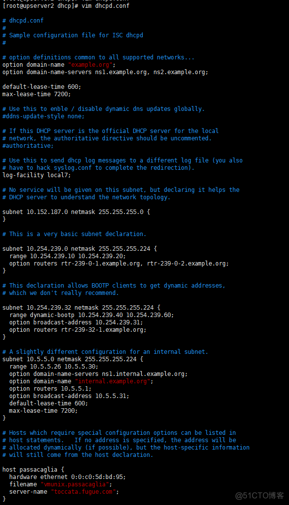 Linux自学笔记——dhcp，tftp，pxe_dhcp