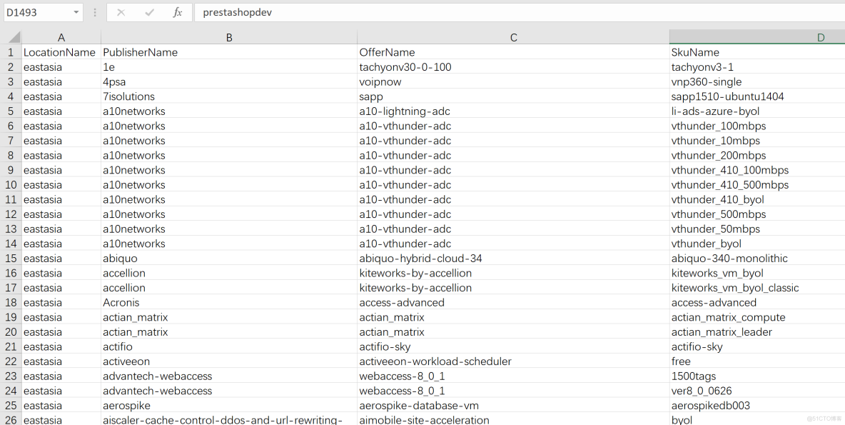 如何使用PowerShell 收集Azure VM Image列表_image_05