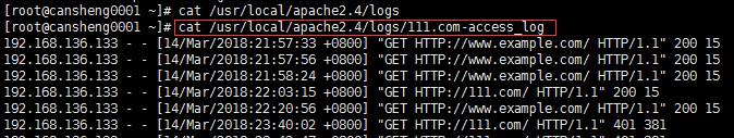 LAMP(5）域名跳转、Apache访问日志、访问日志不记录静态文件、访问日志切割_Apache_11