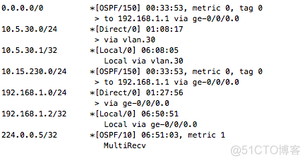 Juniper ospf路由重分布实验1.0_JUNIPER_10