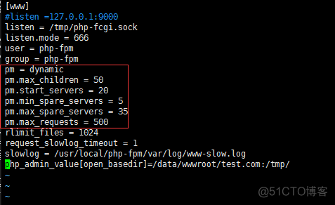 LNMP5) php-fpm的pool、慢执行日志、open_basedir、php-fpm进程管理_fpm_22