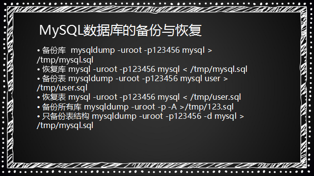 MySQL常用操作（2）MySQL用户管理、常用sql语句、 MySQL数据库备份恢复_MySQL用户管理_11