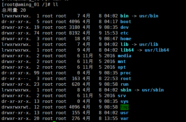 Linux 20180409文件目录管理_目录结构 _16