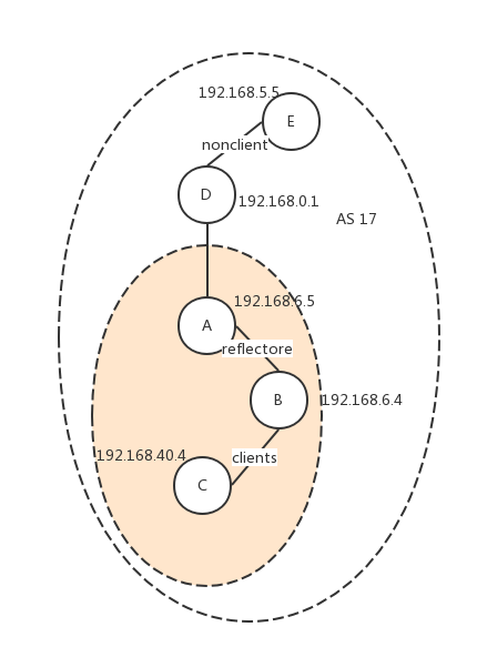 BGP-17 配置BGP反射器_反射器