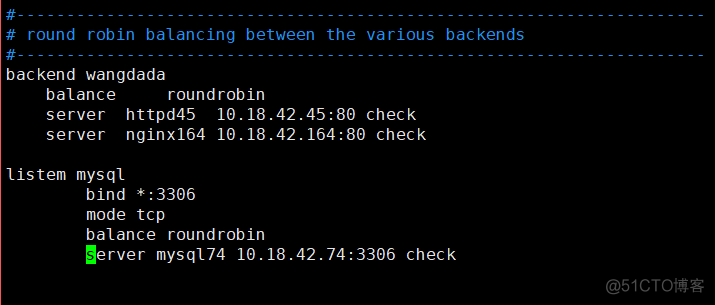 LB_之HAProxy  反向代理；代理mysql；高可用_HAProxy_06