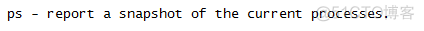 Linux 进程管理命令之ps_管理命令 