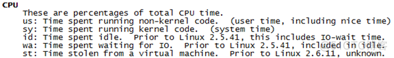 Linux 进程管理命令之vmstat_Linux_08