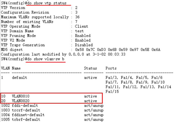 路由器DHCP服务、VTP、SHRP和PVST+生成树的配置实验_PVST_12