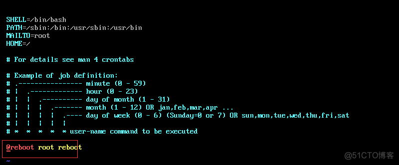 实战作业5，centos6和7 误设置计划任务 @reboot root reboot 之后如何修复_计划任务_08