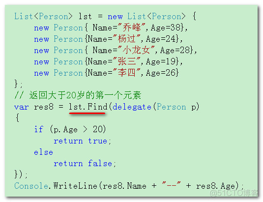 LinQ操作泛型集合List<T>中的常用方法_ 方法使用