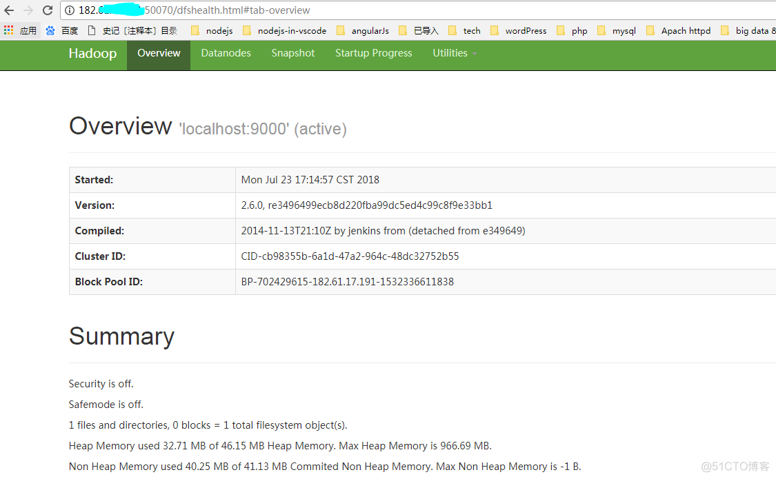 Hadoop2.6.0 + 云centos +伪分布式 --->只谈部署_hadoop2.6.0_07