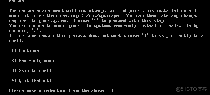 linux中救援模式的简单运用_linux _11