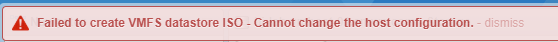 ESXi创建datastore报错Fail to create VMFS datastore解决方法_Fail