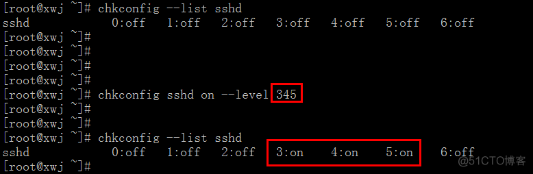 题目：命令chkconfig；开机自启动服务_初学者_04