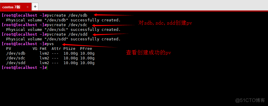 linux基础篇-centos7环境  LVM逻辑卷创建与管理_管理_05