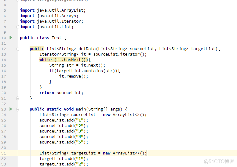 java List中删除元素_Lis