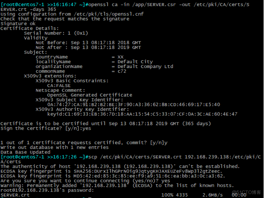 Linux环境下实现gpg工具对称加密和搭建CA_工具_15