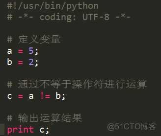 Python比较运算符_运算符 _03