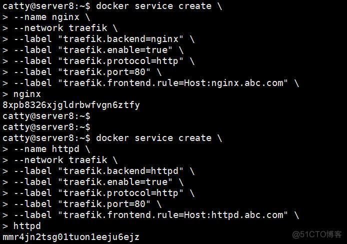 Docker Swarm集群中部署Traefik负载均衡器_负载均衡器_04