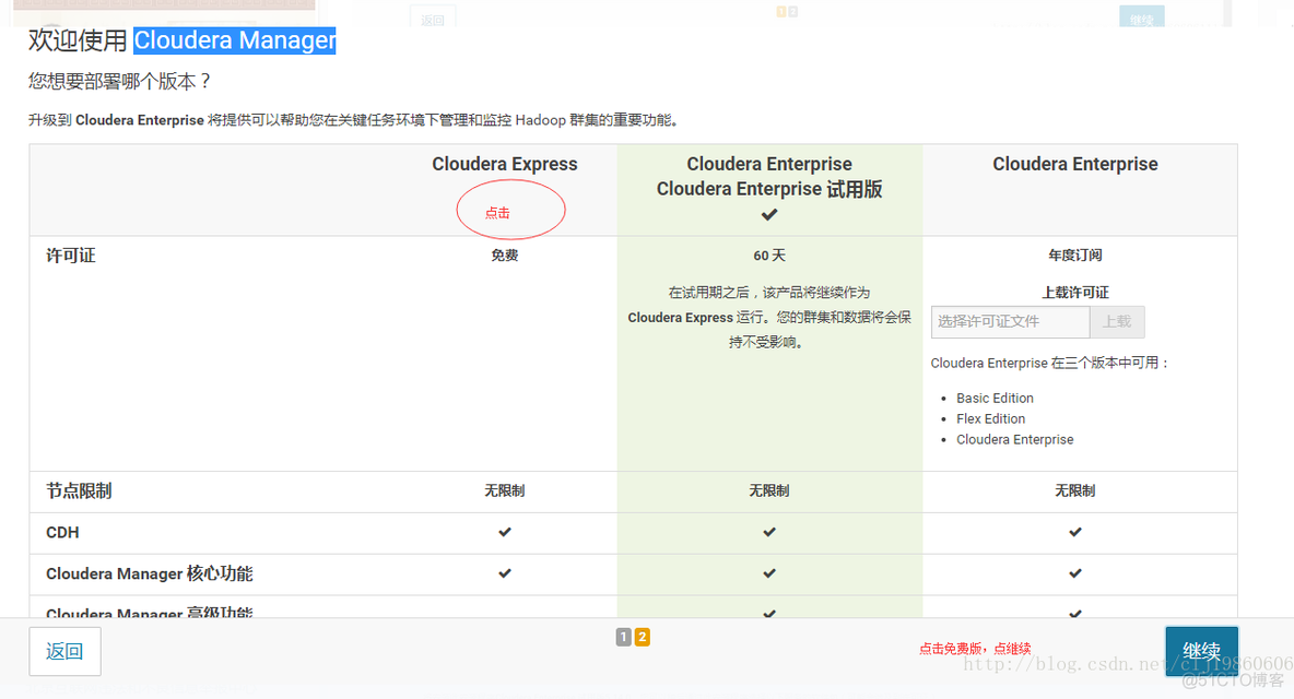 启动 Cloudera Manager Service 安装剩余三个节点的JDK与Agent_CDH_06