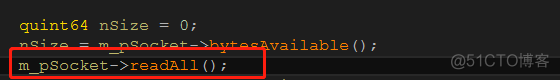 解决QTcpSocket类中readAll()函数调用失败问题_QTcpSocket_02