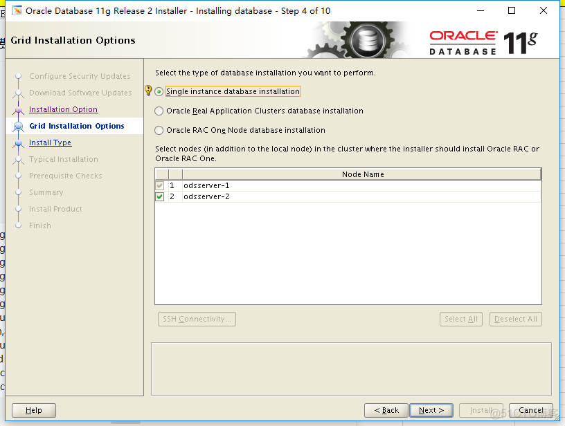 Oracle 11.2.0.4 RAC安装数据库软件无法识别主机_11.2.0.4_08