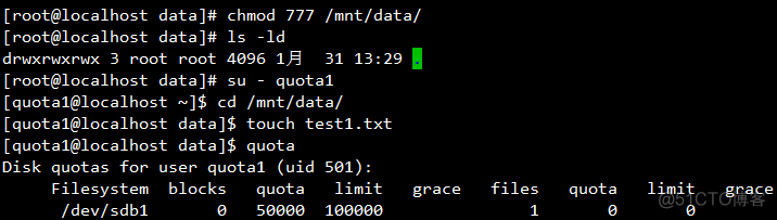 Linux系统磁盘配额（quota）_Linux_12