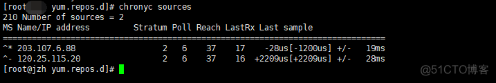 Centos6.5使用chrony同步_chrony、时间不同步、ntp_04