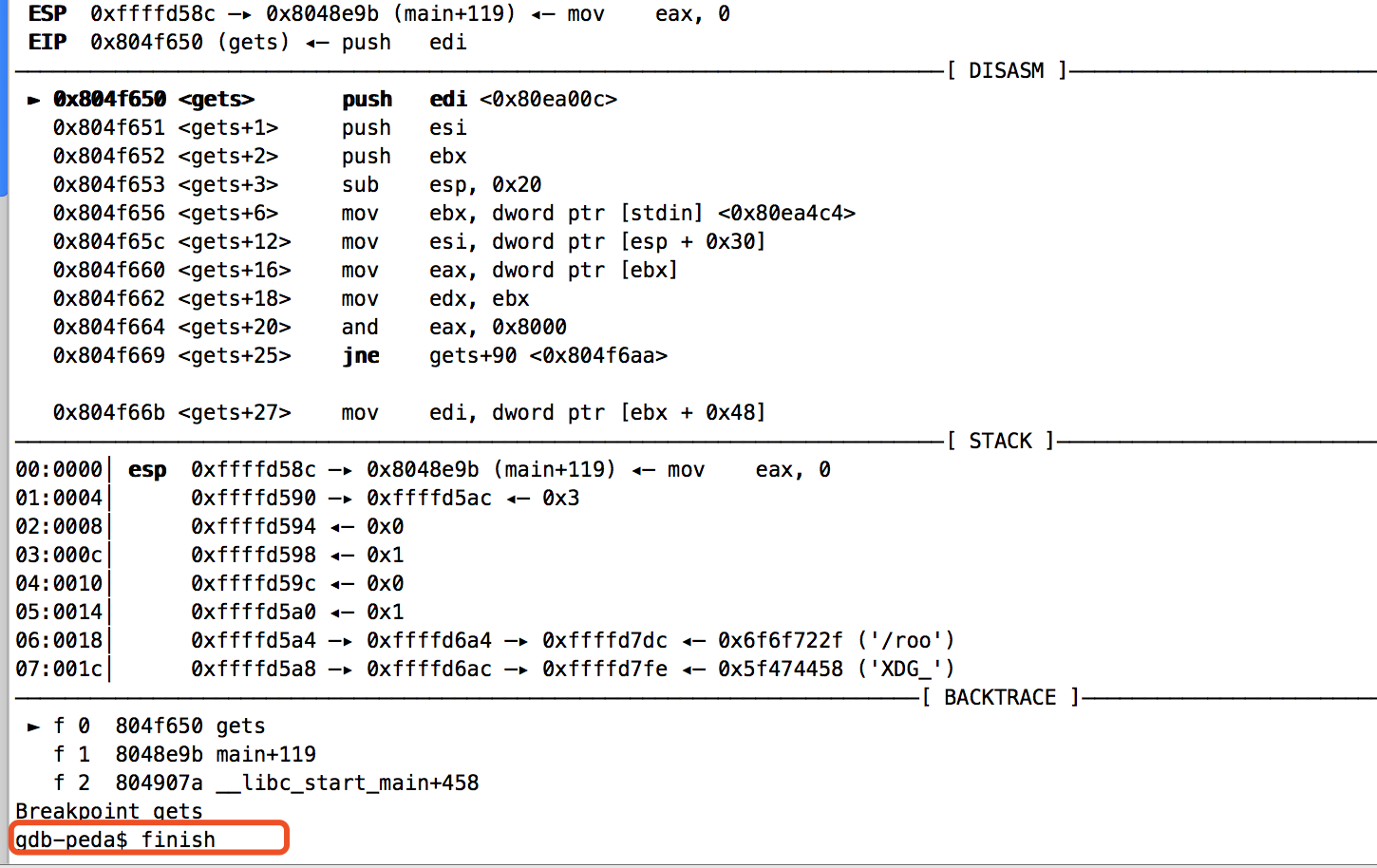 缓冲区溢出-基本ROP-ret2syscall_安全技术_02