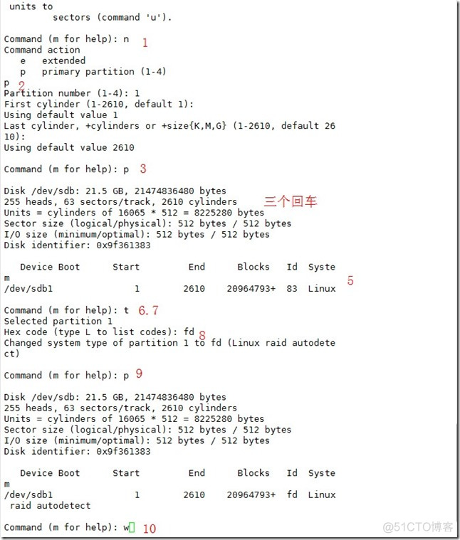 linux配置磁盘阵列raid 0、raid1 、raid5 、raid6 、raid10_raid_04