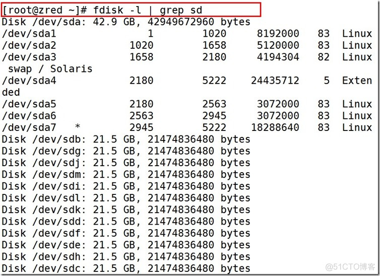 linux配置磁盘阵列raid 0、raid1 、raid5 、raid6 、raid10_磁盘阵列_02