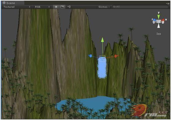 Unity3D开发：为地形添加水源和效果_地形图_17