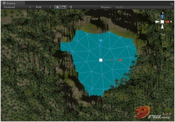 Unity3D开发：为地形添加水源和效果_地形图_08