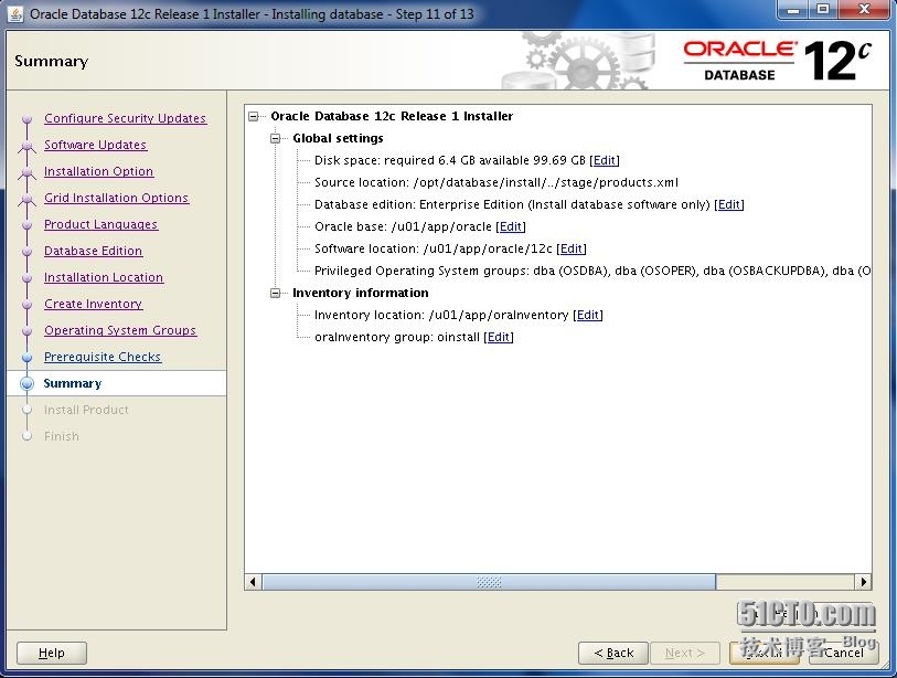 Oracle Database 12C 初体验（安装篇）_安装_10