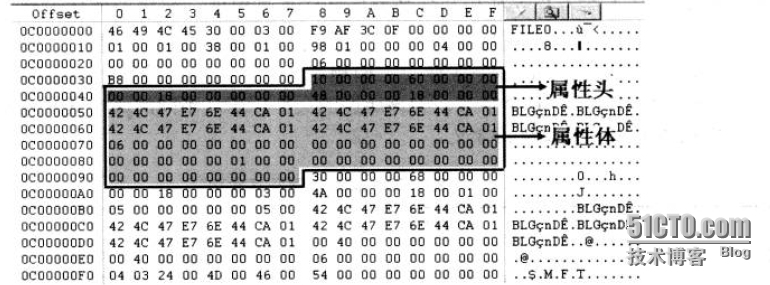 分析NTFS文件系统内部结构_NTFS分区_08