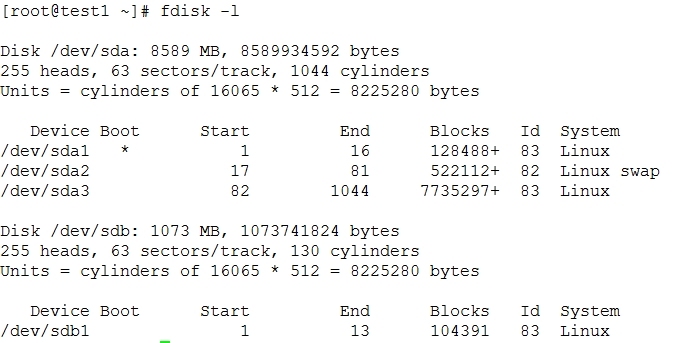 Linux系统中磁盘创建管理（一）_linux磁盘管理_09