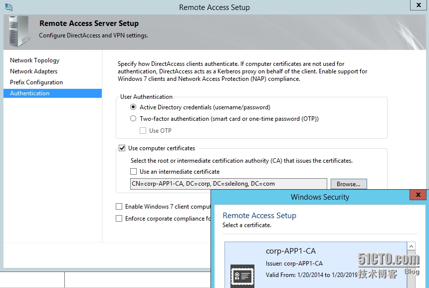 Windows Server 2012 R2 DirectAccess功能测试（6）—安装及配置DirectAccess_DirectAccess DA IPv6_26