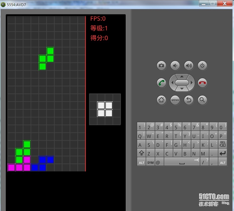 游戏引擎--基于安卓平台对J2ME游戏代码的移植_俄罗斯方块