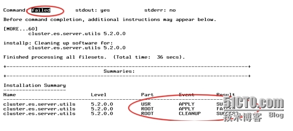 Unix Study--AIX5.3.8 安装hacmp52 报错_oracle