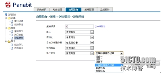 Panabit智能DNS管控在实际中应用_智能DNS_03