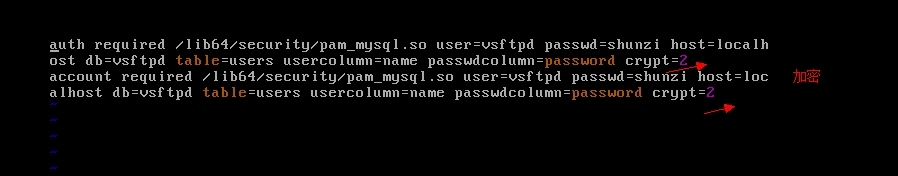 vsftpd虚拟用户+mysql数据库管理用户，pam认证_vsftpd虚拟用户+mysql数据库管_05
